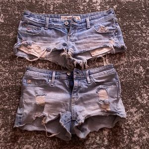♠️ 2 for $10 Distressed denim shorts bundle